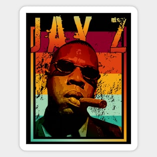 Jay Z || Retro hip hop Magnet